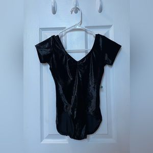 LuckyLeo Velvet Leotard